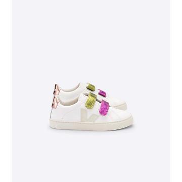 Multicolor Kids' Veja ESPLAR LEATHER Sneakers | AU 817WNB